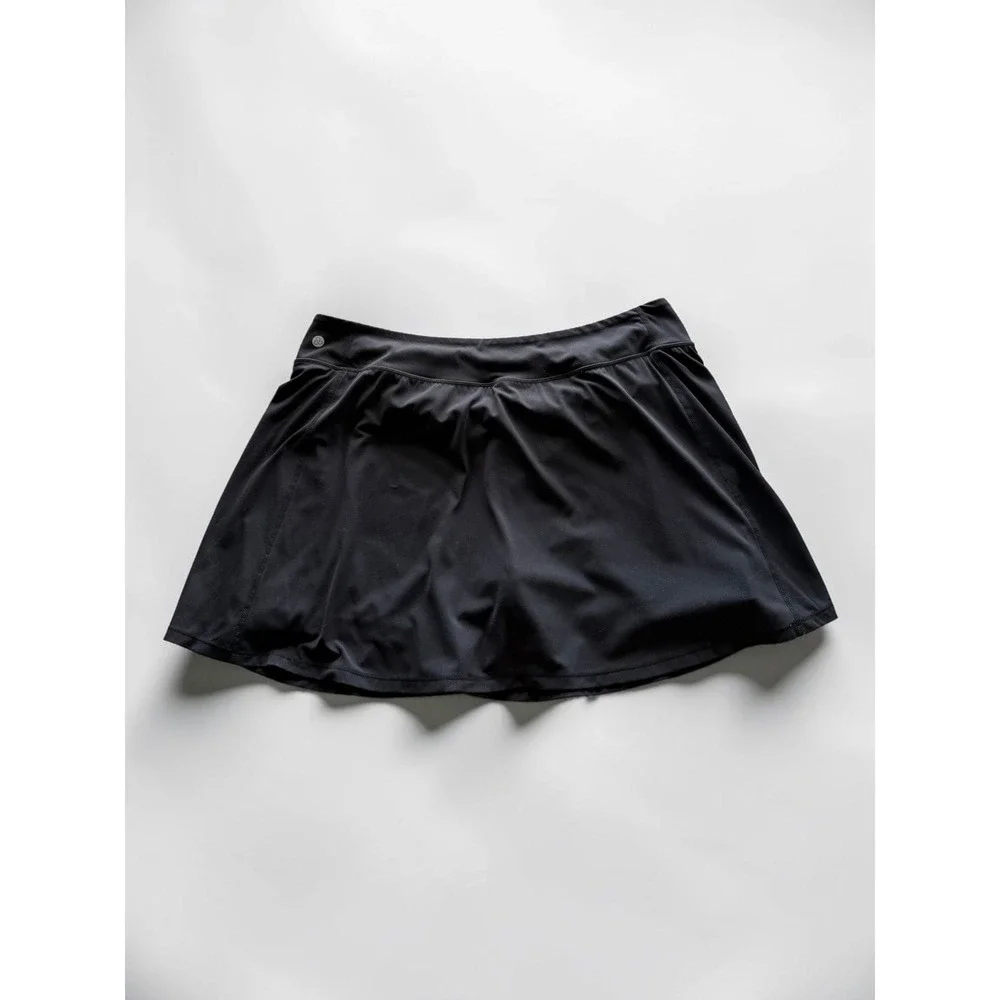 Zella Black Athletic‎ Skort & All In Motion Pink Shelf Bra Tank Set Women's XXL